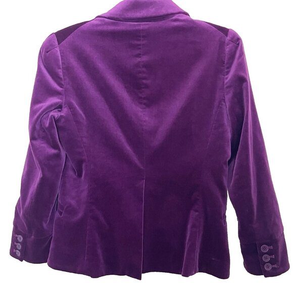 Theory Bobby Velvet Jacket in Adore Size 6 Stretch Old Money Quiet Luxury - Picture 3 of 11